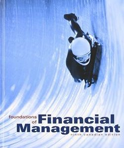 Foundations of Financial Management Canadian 9th Edition Block Test Bank 1