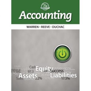 solution manual for accounting 25th edition warren reeve duchac