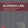 Test Bank for Business Law The Ethical Global and E Commerce Environment 16th Ediition by Mallor