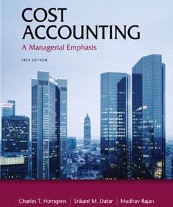 Cost Accounting 14th Edition Horngren Test Bank 4