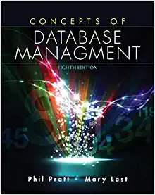 Solutions Manual For Concepts of Database Management 8th Edition Pratt