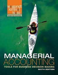 Test Bank for Managerial Accounting 6th Edition Weygandt Kimmel Kieso