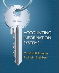 Instructors Manual for Accounting Information Systems 12th Edition by Romney