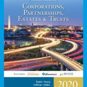 Test Bank for South Western Federal Taxation 2020 Corporations Partnerships Estates and Trusts 43rd Edition William A. Raabe James C. Young William H. Hoffman Jr. Annette Nellen David M. Maloney