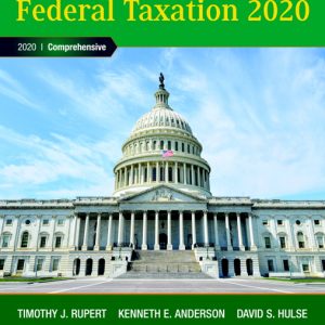 Solution Manual for Pearsons Federal Taxation 2020 Comprehensive 33rd Edition Timothy J. Rupert Northeastern University Kenneth E. Anderson