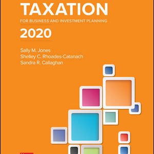 Test Bank for Principles of Taxation for Business and Investment Planning 2020 23rd Edition by Sally JonesShelley Rhoades Catanach Sandra Callaghan